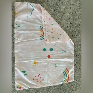 NEW The Big One Kohls Pink Rainbow Heart Standard Pillowcase